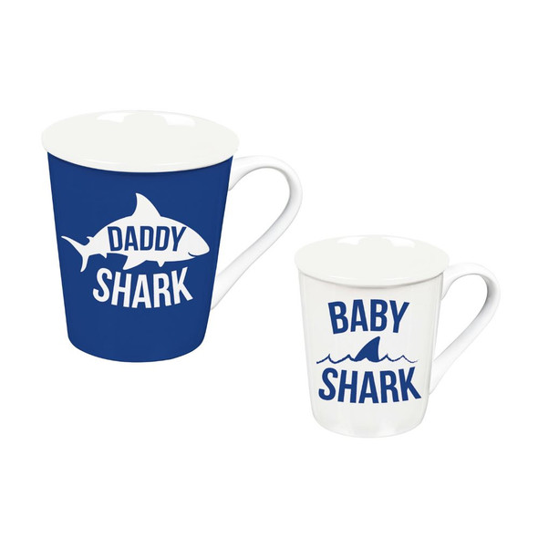 Ceramic Shark Cup Gift Set