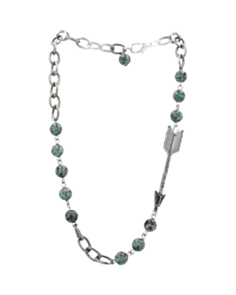 Arrowed Intensity Attitude Necklace