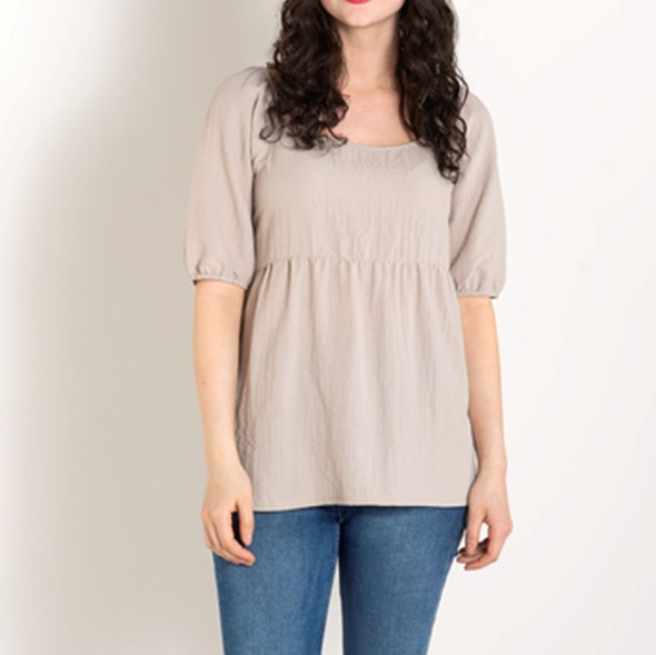 Back Tie Baby Doll Top