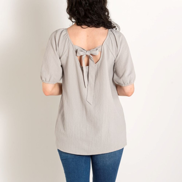 Back Tie Baby Doll Top