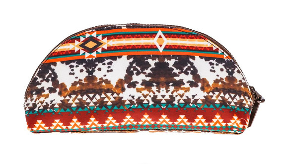 Ponderosa Cowprint Small Makeup Bag