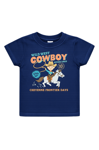 Navy Wild West Cowboy Adventures Navy T-Shirt