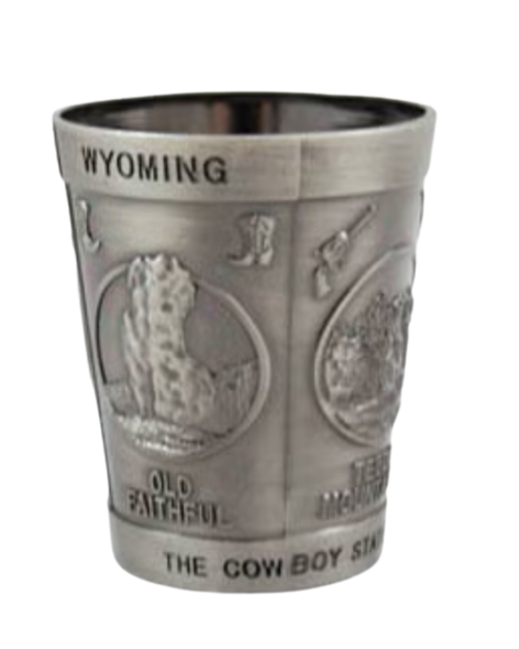 Wyoming Pewter Shot Glass