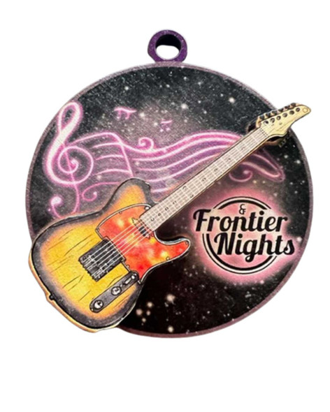 Frontier Nights Wooden Ornament