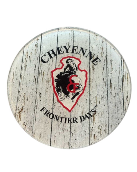 Round Cheyenne Glass Cutting Board