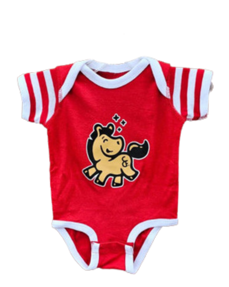 Red Horse Diaper Shirt