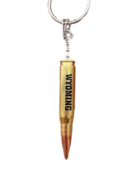 Wyoming Bullet Keychain