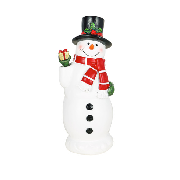Snowman with Waving Hand