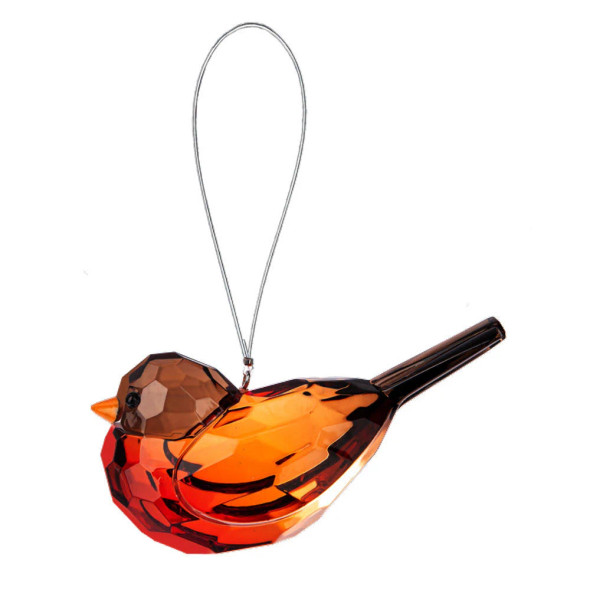 Acrylic Robin Ornament