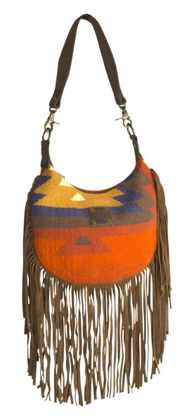 Crimson Sun Nellie Fringe Bag