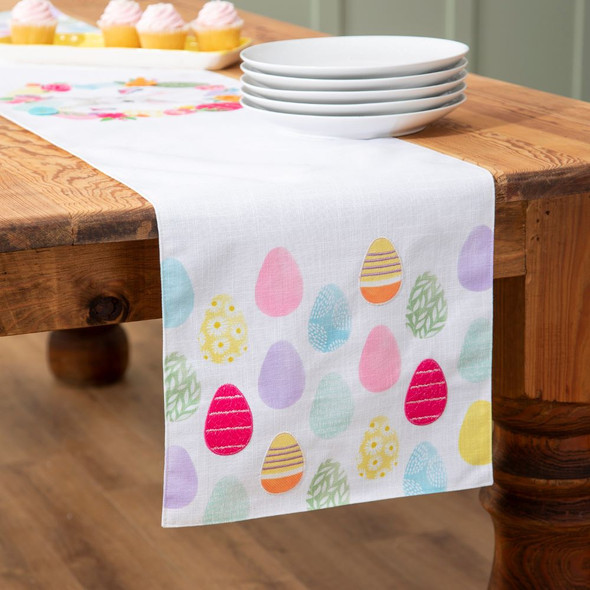 72" Easter Table Runner