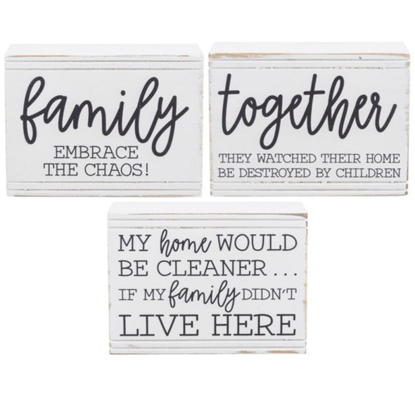 Family Humor Message Sign