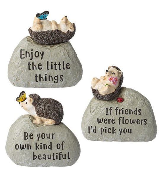 Happy Hedgehog Figurines