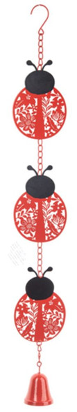 Laser Cut Ladybug Windchime