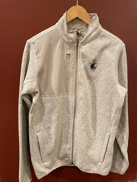 Oatmeal Arrowhead Full Zip Jacket