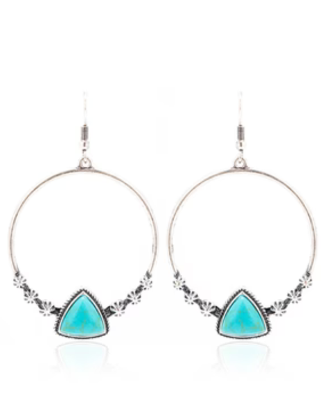 Circle Pendant Earrings