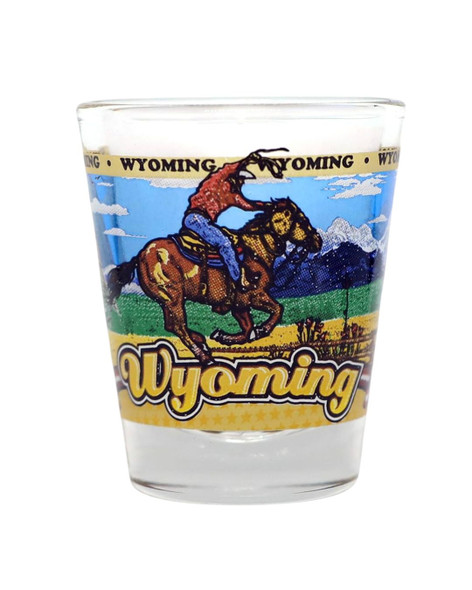 Wyoming Scenic Shot Glass