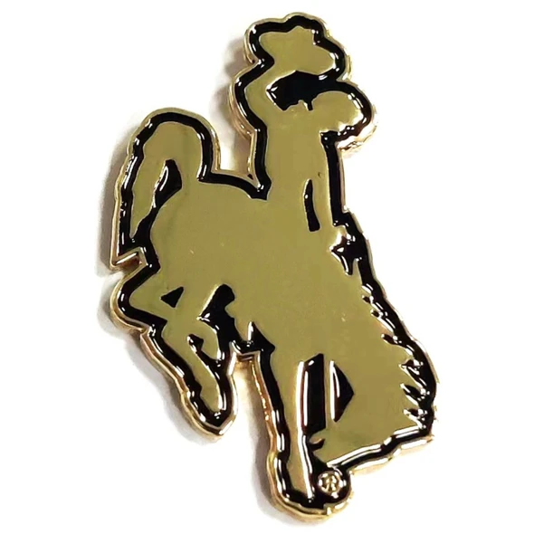 Gold Wyoming Steamboat Pin