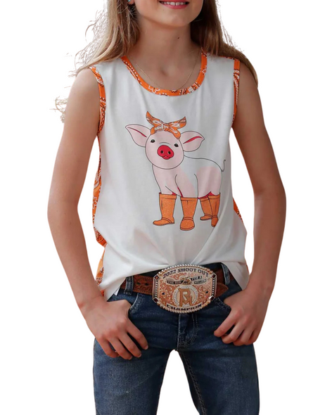 Orange Tank Top