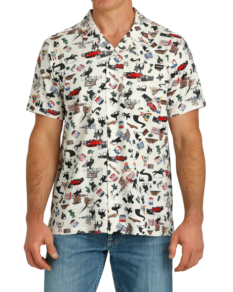 Short Sleeve Rodeo Road Trip Polo