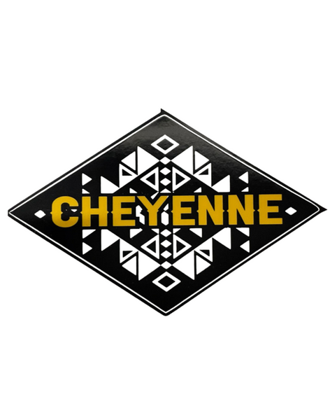 Black  Cheyenne Wyoming Decal