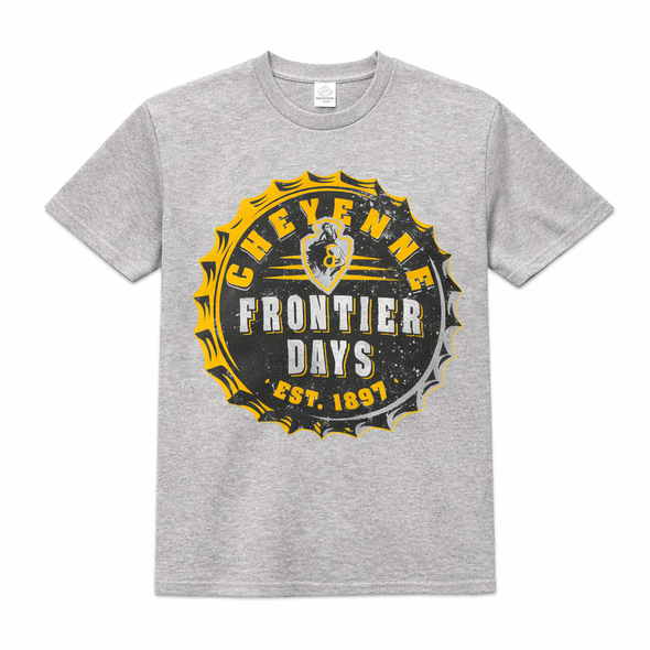 Gray Cheyenne Bottle Cap T-Shirt