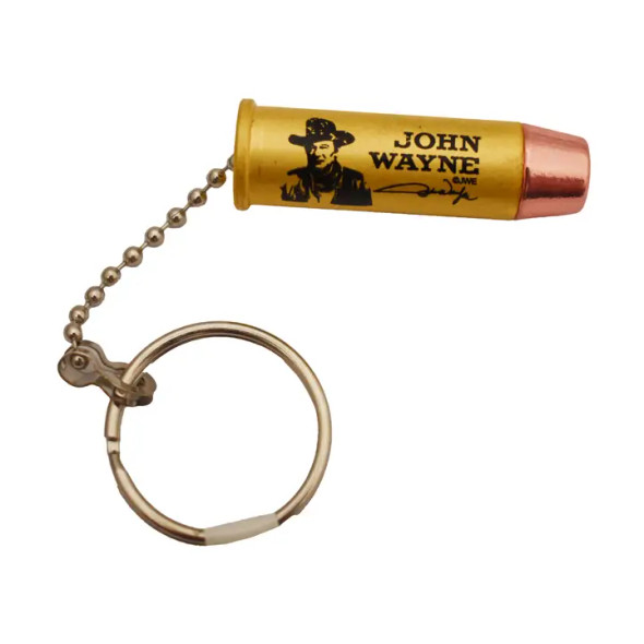John Wayne Bullet Keychain