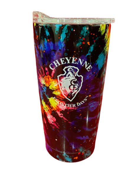 Black Tie-Dye  Cheyenne Tumbler