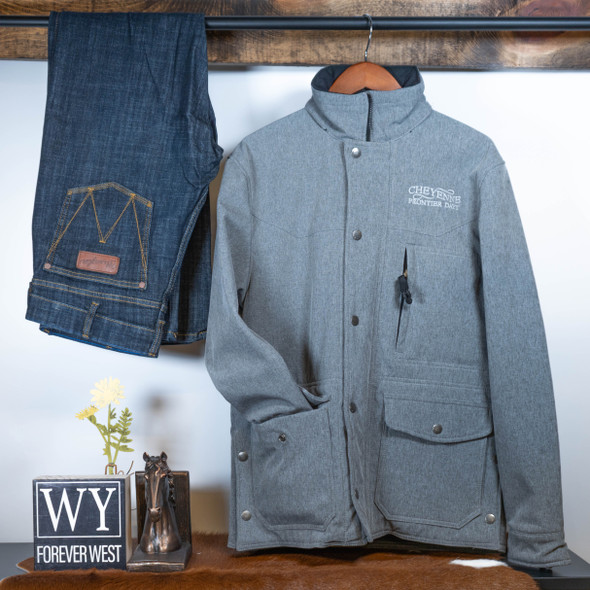 Heather Gray Arrowhead Brazos Jacket