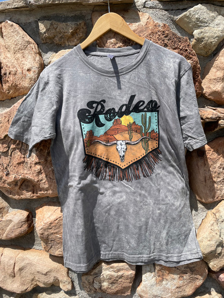 Gray Rodeo T-Shirt