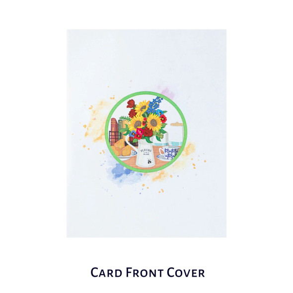 Sunflowers Paper Pop Up Card