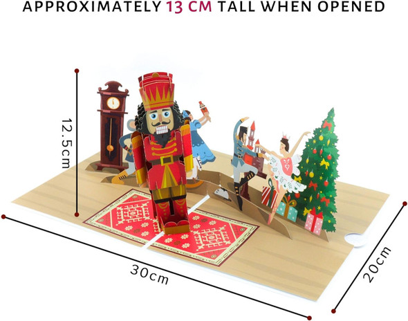 The Nutcracker Paper Pop Up Card