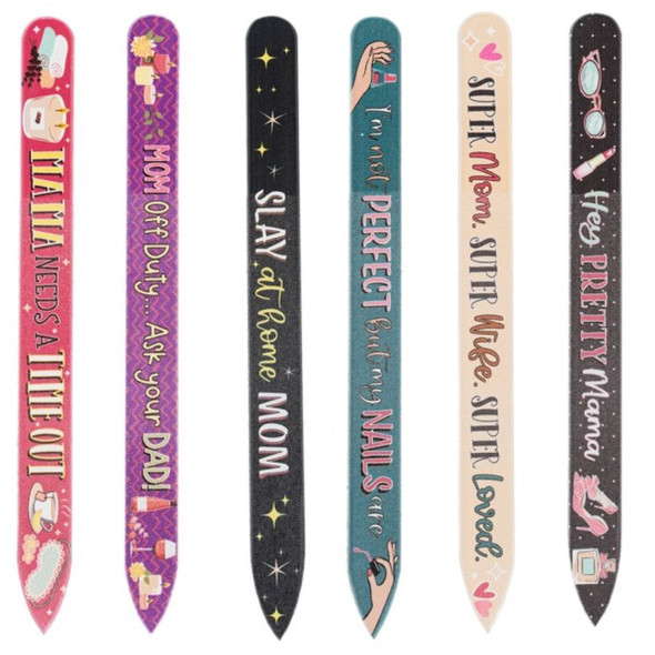 "Mama Always Said" Glass Nail Files