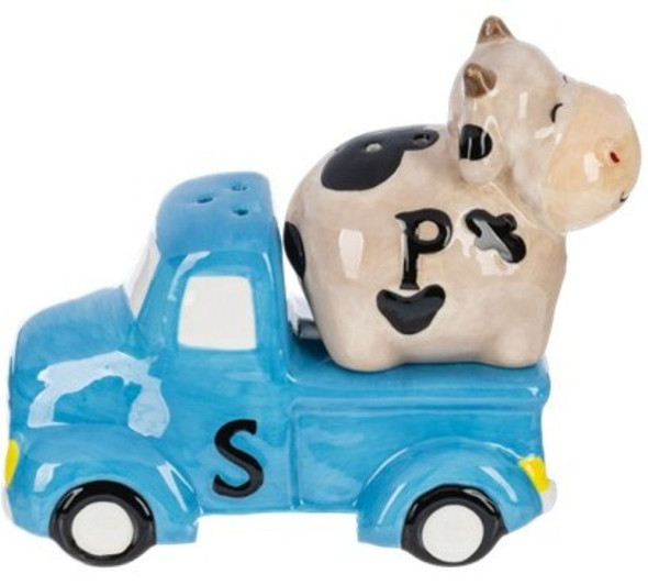 Cow & Truck Salt & Pepper Shakers