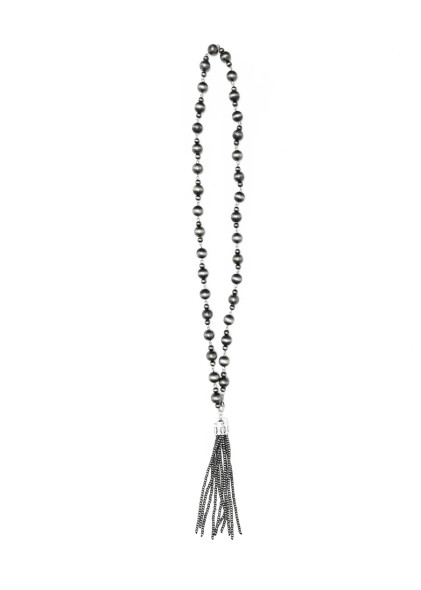 Navajo Pearl Necklace with Tassel