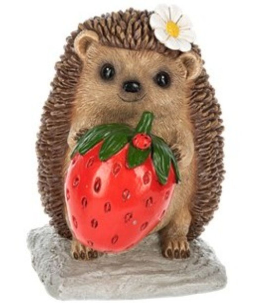 Hedgehog with Strawberry Figurine