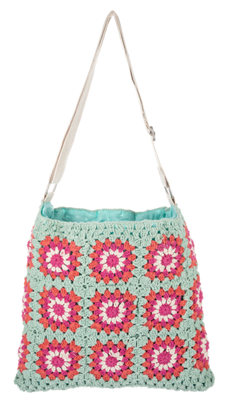 Crochet Square Tote Bag