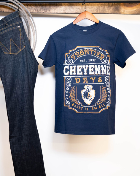 Navy Cheyenne Saloon T-Shirt