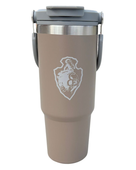 Stone 30oz Arrowhead Fluted Tumbler