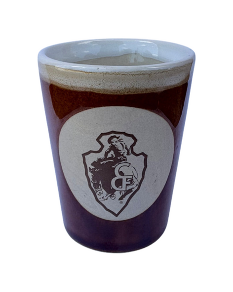 Brown Arrowhead Shot Glass