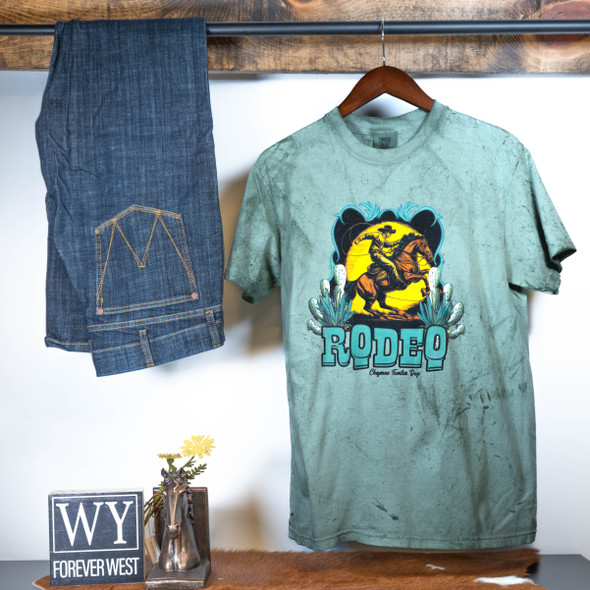 Mint Tie-Dye Rodeo T-Shirt
