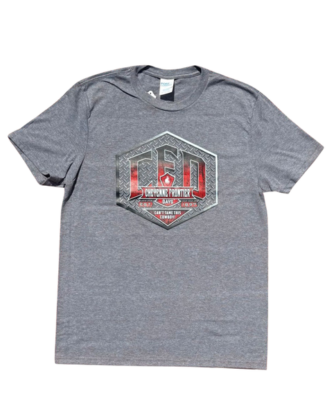 Gray Cheyenne Diamond Plate T-Shirt