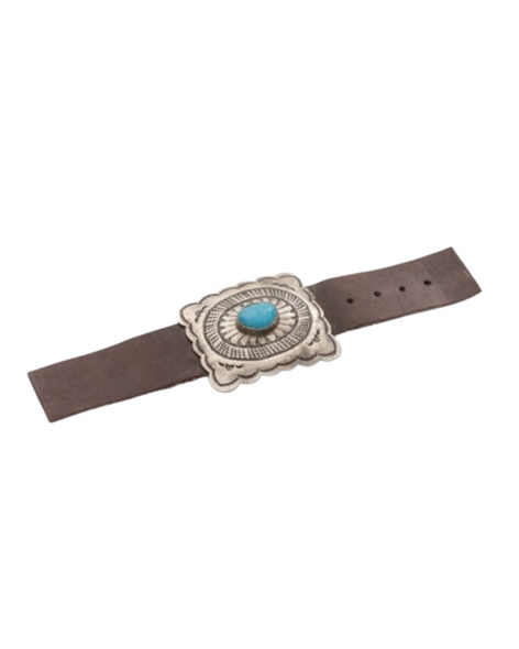 Rustic Silver Fluted Buckle