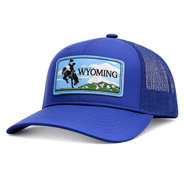Wyoming License Plate Hat