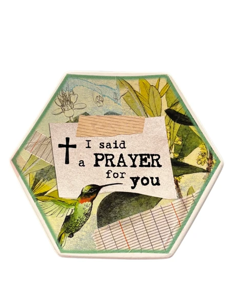 I Said a Prayer For You Trinket Dish