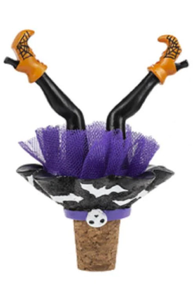 Wiggle Witch Leg Bottle Topper