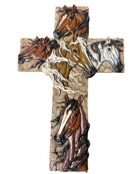 Wild Horse Cross Decor