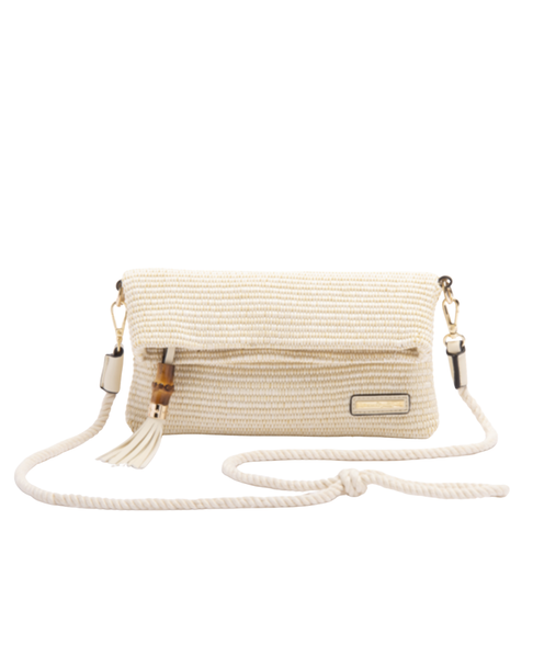 Resort Foldover Crossbody Clutch Bag