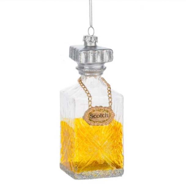 Scotch Decanter Glass Ornament