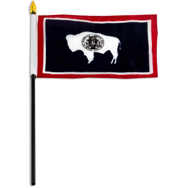 Wyoming 4'' X 6'' Flag (12-005-0135)
